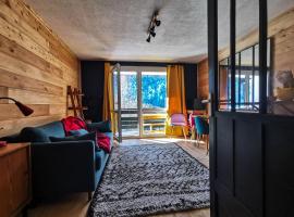 Studio 4/5 personnes au pied des pistes Les Orres, slidinėjimo kompleksas mieste Les Orres