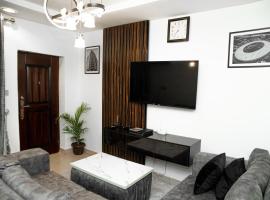Cozy 1bedroom apartment in Abuja City Center, viešbutis su vietomis automobiliams mieste Idogwari