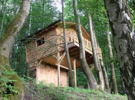 Treehouse Velké Losiny, hotell i Velké Losiny