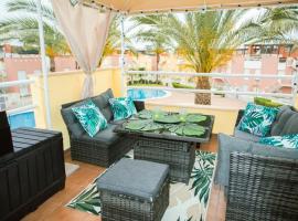 VIP Blue Laguna Beach Vera Playa、ベラのホテル