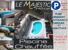 Hotel Le Majestic Canet plage, hotel perto de Casino Canet-en-Roussillon Joa, Canet-en-Roussillon