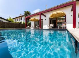 BIXENTE ENIA KEYWEEK Villa family pool, hotell i Guéthary