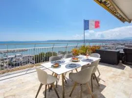 Exclusif Rooftop vue mer terrasse piscine garage