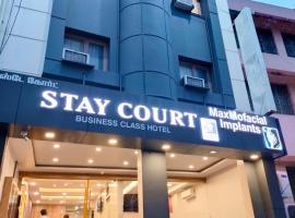 Stay Court - Business Class Hotel - Near Central Railway Station, hotel cerca de Ripon Building Chennai Corporation, Chennai