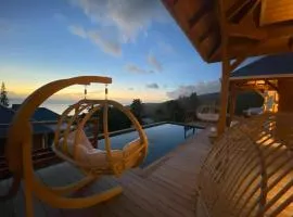 Grandes villas luxueuses 4 étoiles face à la réserve Cousteau & ses tortues
