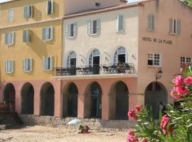 Hotel de la Plage Santa Vittoria: Algajola şehrinde bir otel