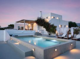 Paros House Villa、Poundaのホテル