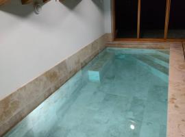 Villa Brenagudina - Cabaña Pasiega con piscina climatizada，San Pedro del Romeral的家庭式飯店