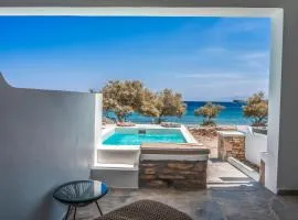 Lareroom 3 Σπίτι μπροστά στη παραλία με μικρή πισίνα