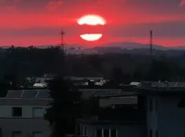 Skyline Deluxe Dachgeschoss-Wohnung in Dornbirn mit Blick ins Rheintal