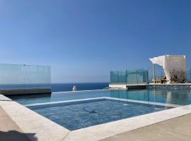 Zax sea view villas 4-Villa heated Pool Complex, hotel a Koutsounári
