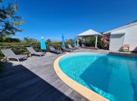 Petit Paradis 3 bedrooms, pool, Orient Beach, hotel Baie-Orientale-ban