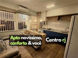 Lindo APTO, metrô, VLT centro do Rio, budget hotel in Rio de Janeiro