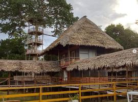 Ceiba Amazon Lodge ชาเลต์ในอีกีโตส