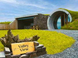 Valley View，Llanfair Caereinion的小屋