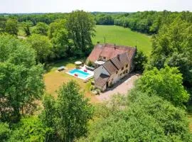 Crazy Villa Margotterie 58 - Heated pool - 2h from Paris - 30p