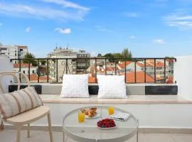 Sunny 2 bedroom apartment in Almada - Balconies with River View