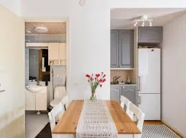 Viihtyisä asunto keskustassa oma sauna ja terassi