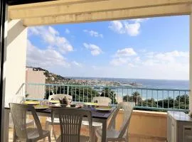 Appartement climatisé 3 pièces, 6 couchages - Face à la plage - Le Lavandou - FR-1-251-510