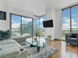 Modern Luxury 2 Bed with Panoramic City Views in Downtown LA, hotel near Historic Filipinotown, Los Angeles
