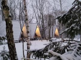 Vigio Brasta camping, луксозен къмпинг в Електренай