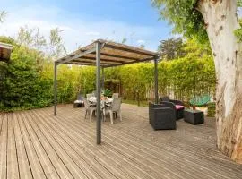 L'Eucalyptus, mobil-home avec extérieur spacieux à quelques mètres de la mer