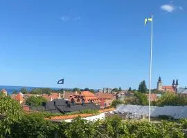 Trerummare med havsutsikt i Visby innerstad、ヴィスビーのバケーションレンタル