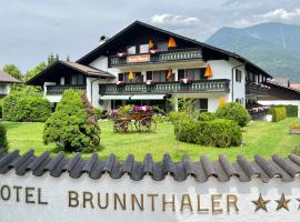 Hotel Garni Brunnthaler, hôtel à Garmisch-Partenkirchen