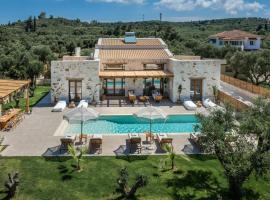 White Stone Villa Hesperia - Poolside Escape Close to Laganas Beach, hotel em Lithakia