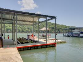 Lakefront LaFollette Home with Private Boat Slip!, hotell i Alder