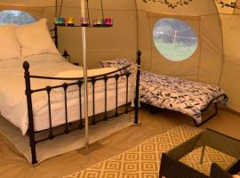 Tal-y-fan farm (5m luna tent), camping de luxe à Bridgend