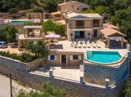 Villa Ozias a modern,spacious, swimmig pool villa., vacation home in Gaios