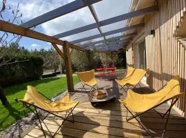 BEACH HOUSE DE CHARME A MESSANGES. LA MAISON BLEUE