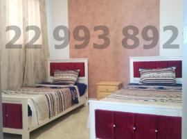 Villa s+3 500 métre du plage dar allouche anwer ferjeni, hotel with parking in Hanshīr Qaşr Ghallāb
