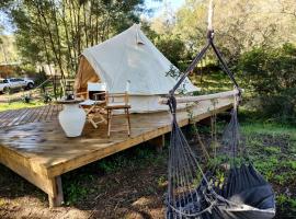 Gaia Double bell tent, glamping site in Swellendam