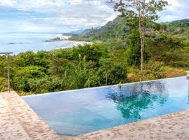 Luxe 4 Bdrm Villa with Epic OceanView & Infinity Pool, hotel v destinaci Dominicalito