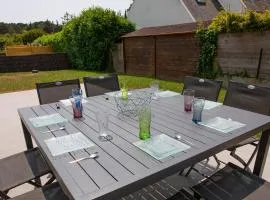 Maison pour 8 avec jardin à 1km de la plage