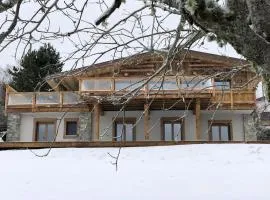 Chalet 14p vue lac, spa et sauna