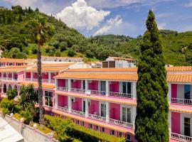 Pink Palace Beach Resort, hotel en Agios Gordios