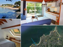 Accès direct plage - Maisonnette en rez-de-jardin dans résidence calme, hotel in Mesquer