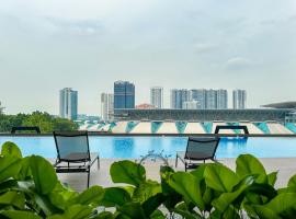 Twin Tower Residence by Nest Home【5 mins walk to CIQ】, hotel cerca de Angry Birds Activity Park, Johor Bahru