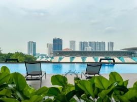 Twin Tower Residence by Nest Home【5 mins walk to CIQ】, hotel sa Johor Bahru
