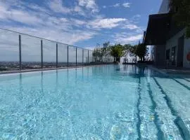 Two bedroom condo with rooftop pool