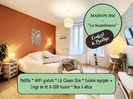 Appart LE SCANDINAVE - Maison 1911 - confort & prestige, hotel in Gien