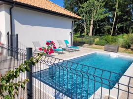 Maison neuve bord de Dordogne, hotell i Lanzac