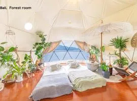ITOSHIMA SDGs Village Chikyu MIRAI -海の大パノラマ-全室オーシャンビューのドームテント