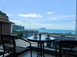 A401-Silk Condo Aonang, Sea view - 5 mins to beach、クラビタウンのコンドミニアム