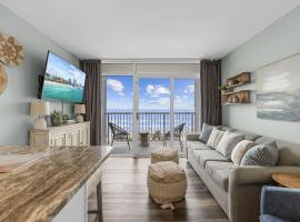 Direct OCEANFRONT- King Bedroom- AMAZING VIEWS/Pools/Hot Tubs/Beach Access/Golf, hotel Tanger Outlet Myrtle Beach környékén Myrtle Beachben