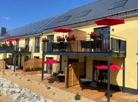 Ferienwohnung im Chaletstil Giebeltraum 115 qm Wellness Fitness Sauna Bergrödelhof