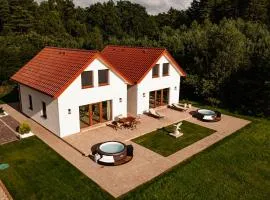 PANORAMA LASU komfortowe domy z jacuzzi Łeba-Nowęcin